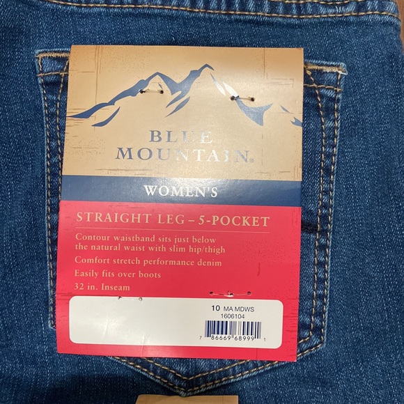 NWT Women’s Blue Mountain Size 10 Jeans - Picture 5 of 9